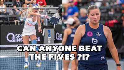 New Jersey 5s vs Miami Pickleball Club HIGHLIGHTS ‼️ CAN ANYONE BEAT THE FIVES❓🔥😱