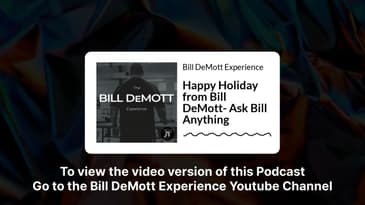 Happy Holiday from Bill DeMott- Ask Bill Anything | Bill DeMott Experience