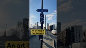 A secret art path in London’s east side, from Stratford to Greenwich. #artinthecity