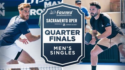 Federico Staksrud v Noe Khlif at the Fasenra Sacramento Open