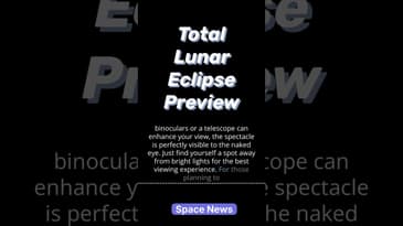 Incoming - Total Lunar Eclipse Preview