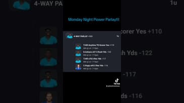 Shrewdness Monday Night Power Parlay!  Positive return for the year.  #betting #MNF #Rams #dolphins