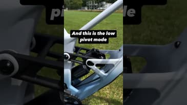 Le nouveau Lapierre Spicy permet de passer d'un point de pivot haut à un point de pivot bas