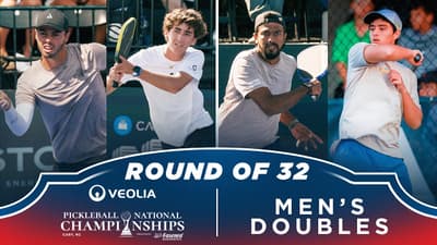 Johns/Tardio v Bhatia/Pascoe at the Veolia Atlanta Pickleball Championships