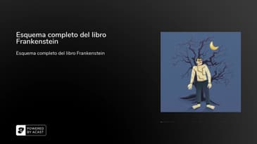 Esquema completo del libro Frankenstein