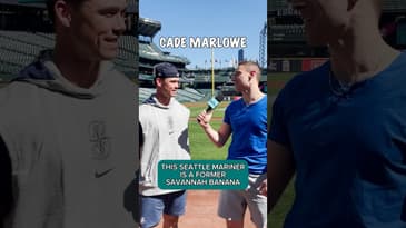 This MLB Player Is A Former Savannah Banana 🤯#shorts #baseball #seattle #mariners #pnw #bananaball