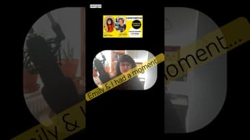 Emily & I had a moment… looking at Kgnwarray’s work #artpodcast