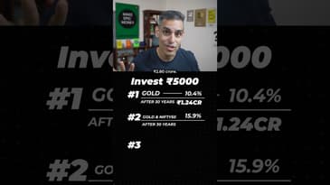 Gold se KITNA ZYADA PAISA? | Ankur Warikoo #shorts