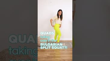 Quads during Bulgarian Split Squats instead or Glutes?!