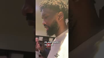 Joel Embiid after win over the Clippers. #mentalhealth #thepullupbasketballpodcast