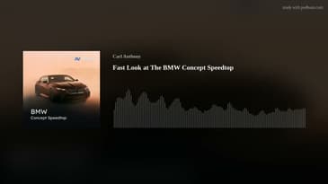 Fast Look at The BMW Concept Speedtop