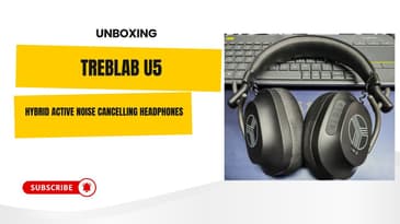 UNBOXING the TREBLAB U5 Headphones! 🔥 Next-Level ANC, INSANE Battery, and Deep Bass Revealed!