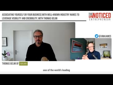 Associating yourself with well-known industry names to leverage visibility and credibility