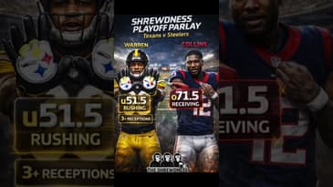 Shrewdness MNF Power Parlay! #MNF #NFL #sportsbetting #Steelers #Texans