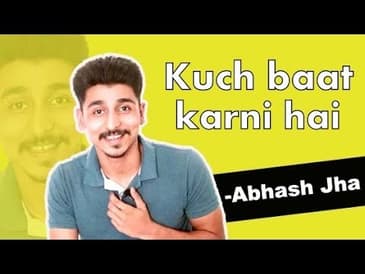 'KUCH BAAT KARNI HAI' by Abhash jha | Hindi love poetry | Rhyme Attacks
