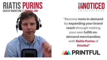 Become more in-demand by expanding your brand reach by making your own fulfill-on-demand merchandise