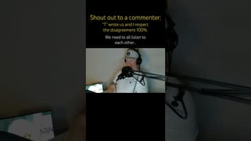 Trans ⚧️ listener “T” comments ⌨️ and disagrees but with much respect! ✊🏼#short