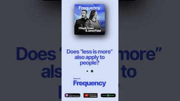 Less is more - even with people