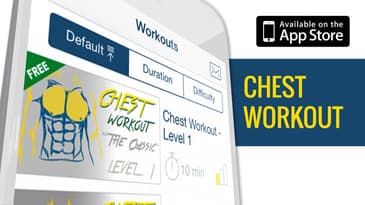 Chest Workout App is available on App Store
