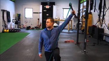 Half Kneel Shoulder Elevation with Pronator