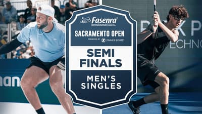 Jack Sock v Zane Ford at the Fasenra Sacramento Open