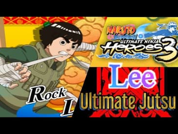 Lee Ultimate Jutsu || Naruto Shippuden Ultimate Ninja Heroes 3 PPSSPP #Shorts
