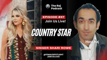 Shari Rowe Live | Country Singer Shari Rowe | The Raj Podcast