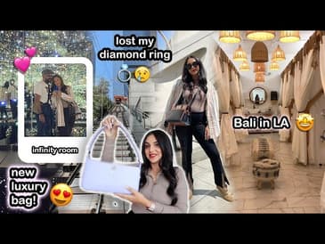 LOST MY DIAMOND, BOUGHT A NEW LUXURY BAG, FOUND BALI IN LOS ANGELES! | Indian in America | Aanam C