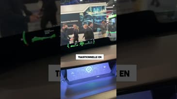 Exit les écrans dans les voitures grâce aux pare-brises intelligents #CES #tech #auto #highlights #L
