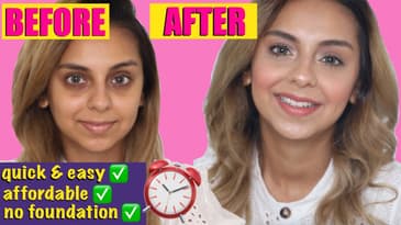 Quarantine Makeup Tutorial | No Foundation No Makeup Makeup Look | Quick & Easy
