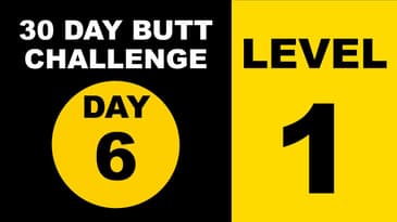 30 DAY BUTT challenge Day 6οΈβ£ - Level 1 π‘ hot to gain gluteus #p4p
