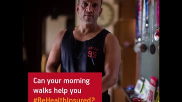 Can your morning walks help you #BeHealthInsured?