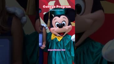 Cast members talk about the Disney college program #disney #disneyworld #disneycastlife