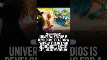 CEO Mark Woodbury has said  that they’re developing ideas for  a @wickedmovie -themed park or land