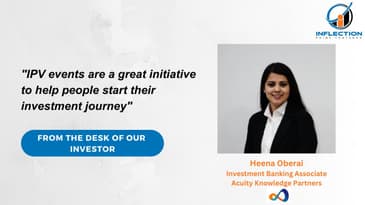 Heena Oberai | Investment Banking Associate | Acquity Knowledge Partners | On her journey with IPV