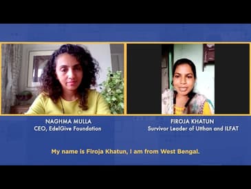 Stories of UdyamStree - Firoja Khatun | EdelGive Foundation