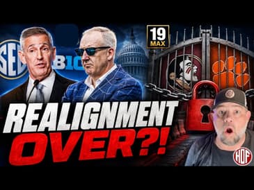 CONFERENCE REALIGNMENT OVER?! SEC & BIG TEN Flip on Bill That Could TRAP FSU & Clemson