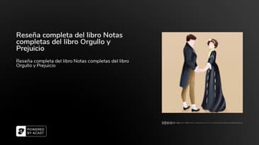 Reseña completa del libro Notas completas del libro Orgullo y Prejuicio