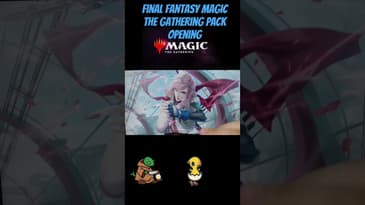 MTG final fantasy pack opening 2  #finalfantasymtg #packopening #mtg #magicthegatheringcommunity