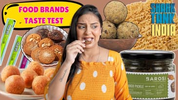 TRYING SHARK TANK INDIA FOOD BRANDS! | Aanam C