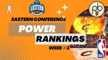 Objective, math-based power rankings for the #NBA Eastern Conference in week number 3