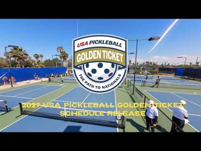 2027 USA Pickleball Owned and Operated Golden Ticket Schedule
