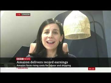 Natalie Berg speaks to BBC World about Amazon's Q4 results