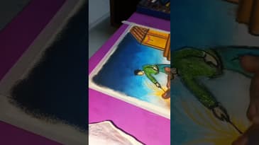 diwali drawing with soft pastel #youtuber #youtubeshorts #diwali #diwalistatus #diwalispecial