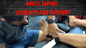 Ankle Taping for Stability and Support