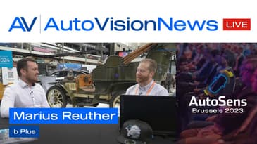 Marius Reuther - b Plus - Interview @ AutoSens Brussels 2023