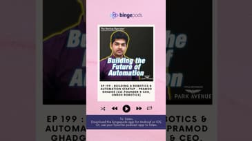 Building a Robotics & Automation startup - Pramod Ghadge (Co-founder & CEO, Unbox Robotics) #shorts