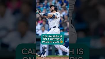 Cal Raleigh Is On A HISTORIC PACE In 2025 🤯 #mlb #baseball #mariners