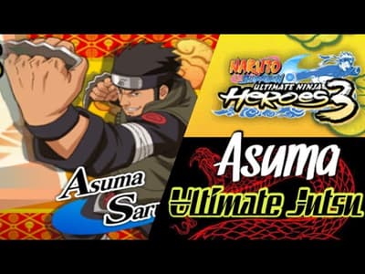 Asuma Ultimate Jutsu || Naruto Shippuden Ultimate Ninja Heroes 3 PPSSPP || #shorts #naruto #ppsspp
