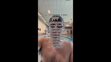 Becoming a data analyst is half mental